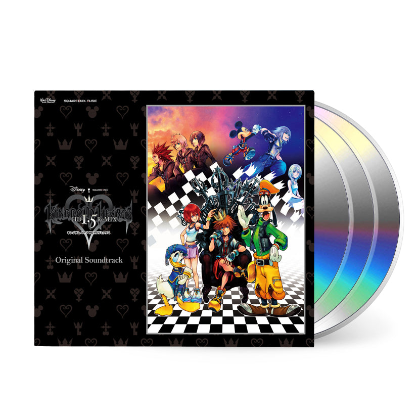 KINGDOM HEARTS -HD 1.5 ReMIX- • Original Soundtrack • 3xCD – Black Screen  Records