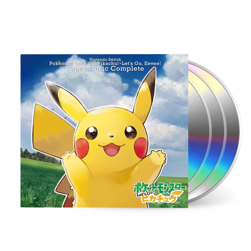 Pokémon Let\'s Go! Pikachu / Let\'s Go! Eevee • Super Music Complete • CD –  Black Screen Records