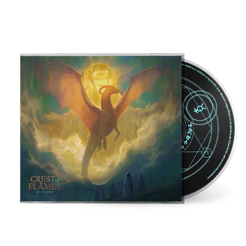 Crest of Flames by Rozen • CD – Black Screen Records