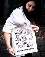 Black Screen Records - Tote Bag - Snacks & Sounds