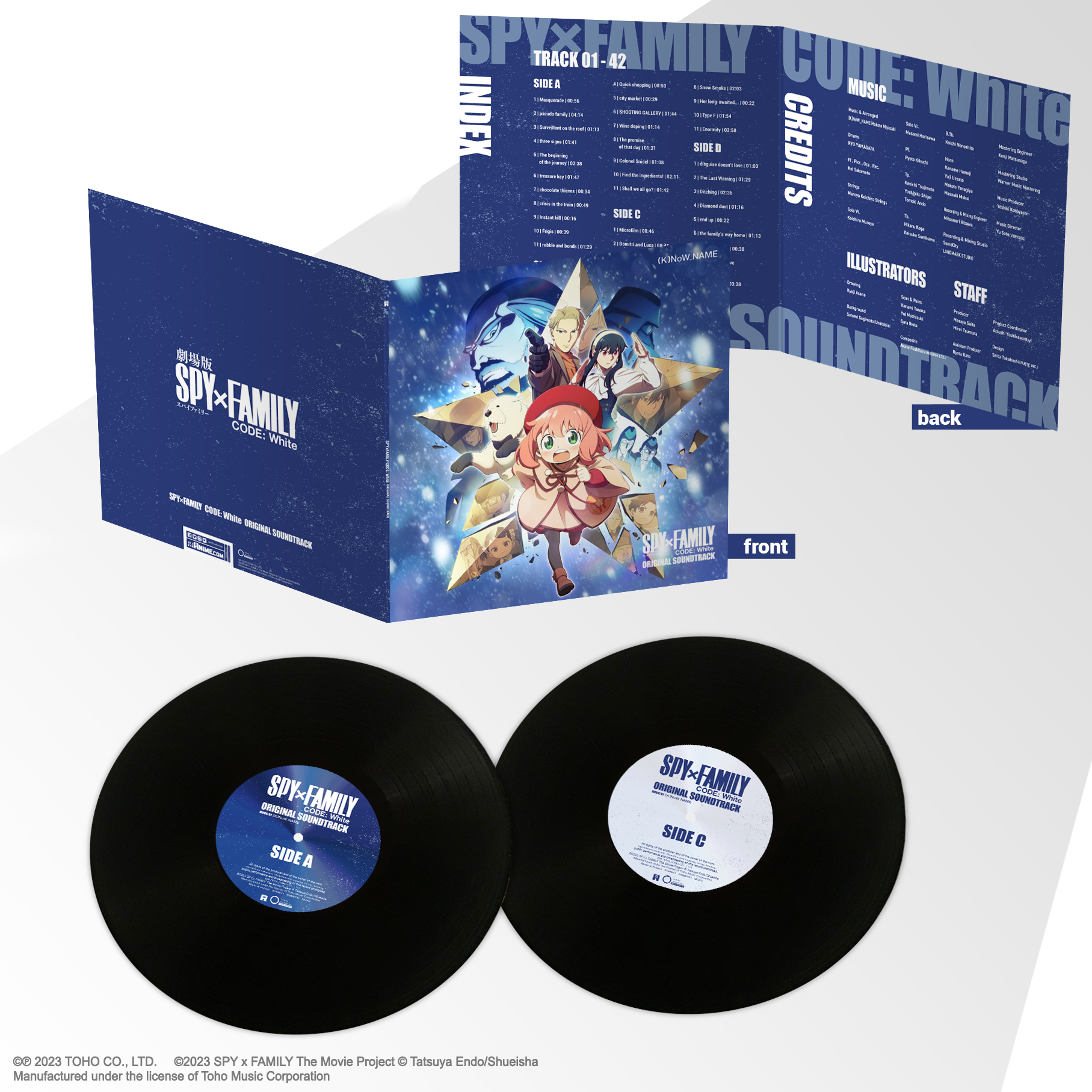 SPY x FAMILY CODE: White • Original Soundtrack • 2xLP SPY x FAMILY CODE: White • Original Soundtrack • 2xLP