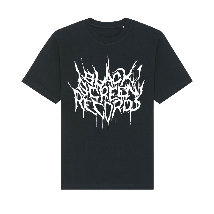 Black Screen Records • Black Metal Logo • T-Shirt [Black]