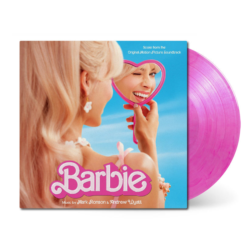Barbie The Film Score Pink Vinyl Mock-up