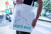 Cassette Beasts • Tote Bag • Outlines [White]