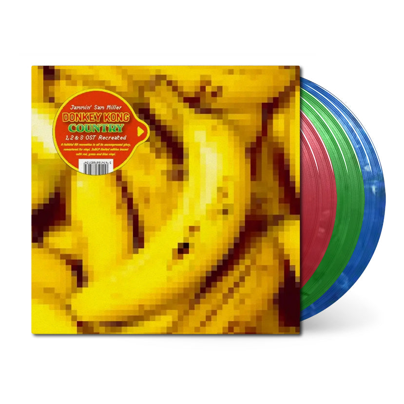 Donkey Kong Country 1, 2 & 3 OST Recreated • 6xLP Box Set – Black