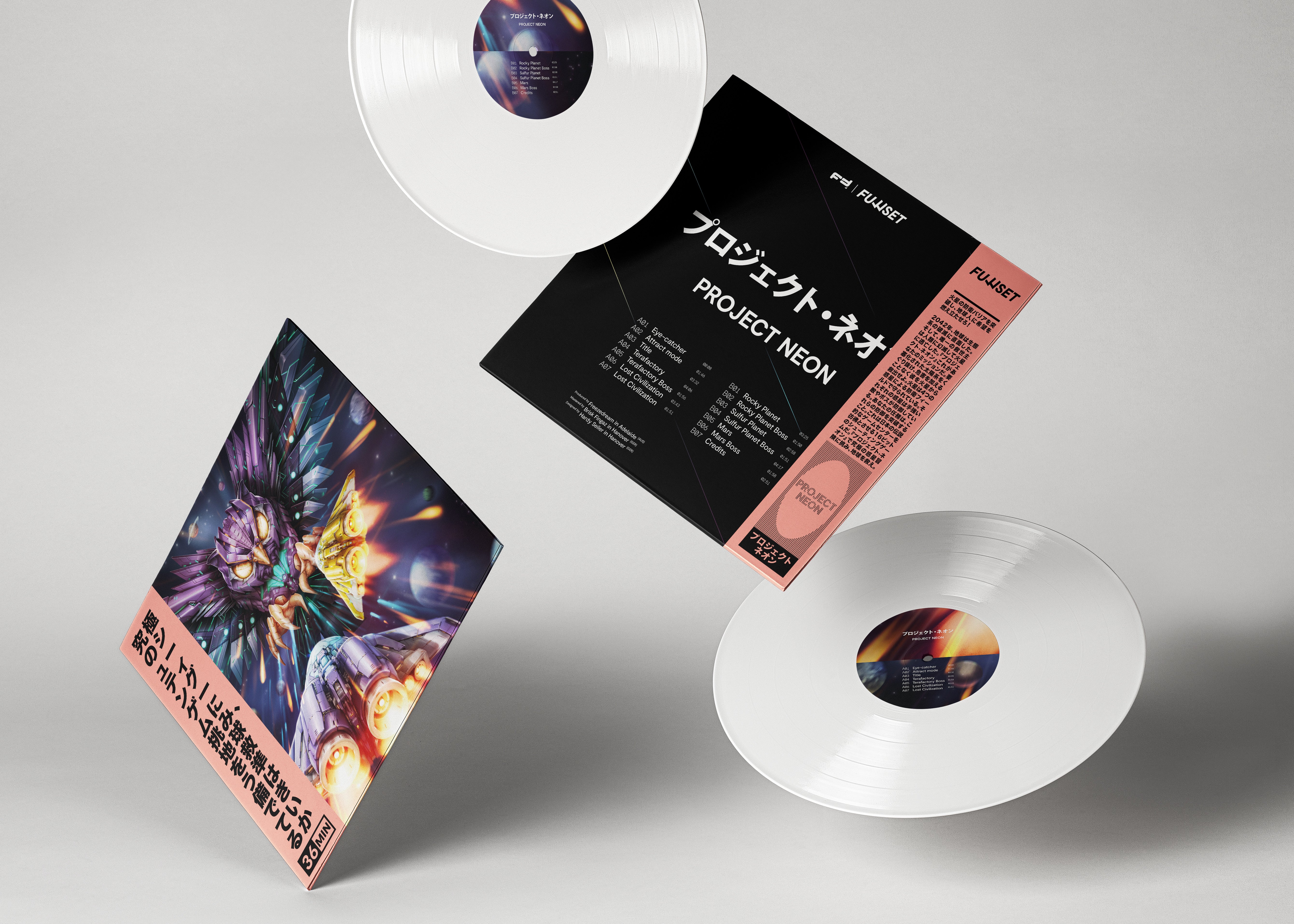 Project Neon • Original Soundtrack • Freezedream • 1xLP – Black