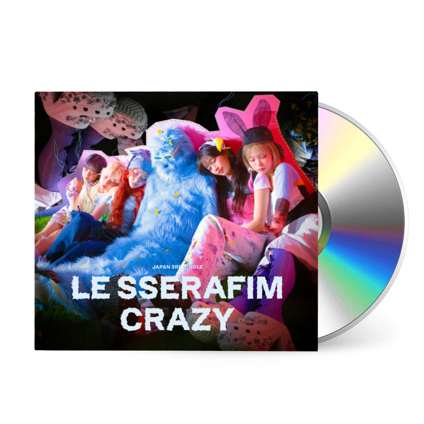 LE SSERAFIM CRAZ JPユニバラキドロ Le Sserafim • CRAZY • Limited Edition A & B • 1xCD – Black Screen
