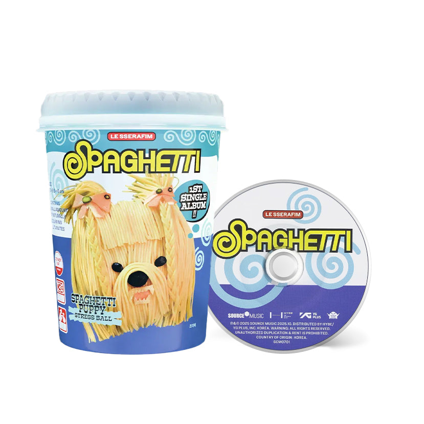 Le Sserafim • Spaghetti (Stress Ball Edition) • CD – Black Screen