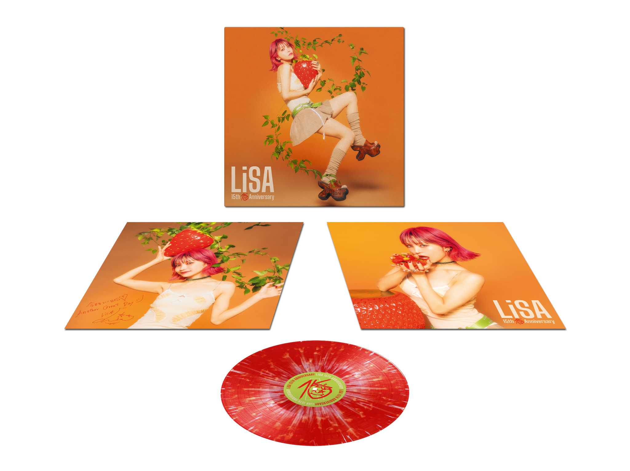 LiSA 15th Anniversary Anime Songs 1xLP Vinyl Black Screen Records lisa-15th-anniversary-anime-songs-1xlp-vinyl-black-screen-records
