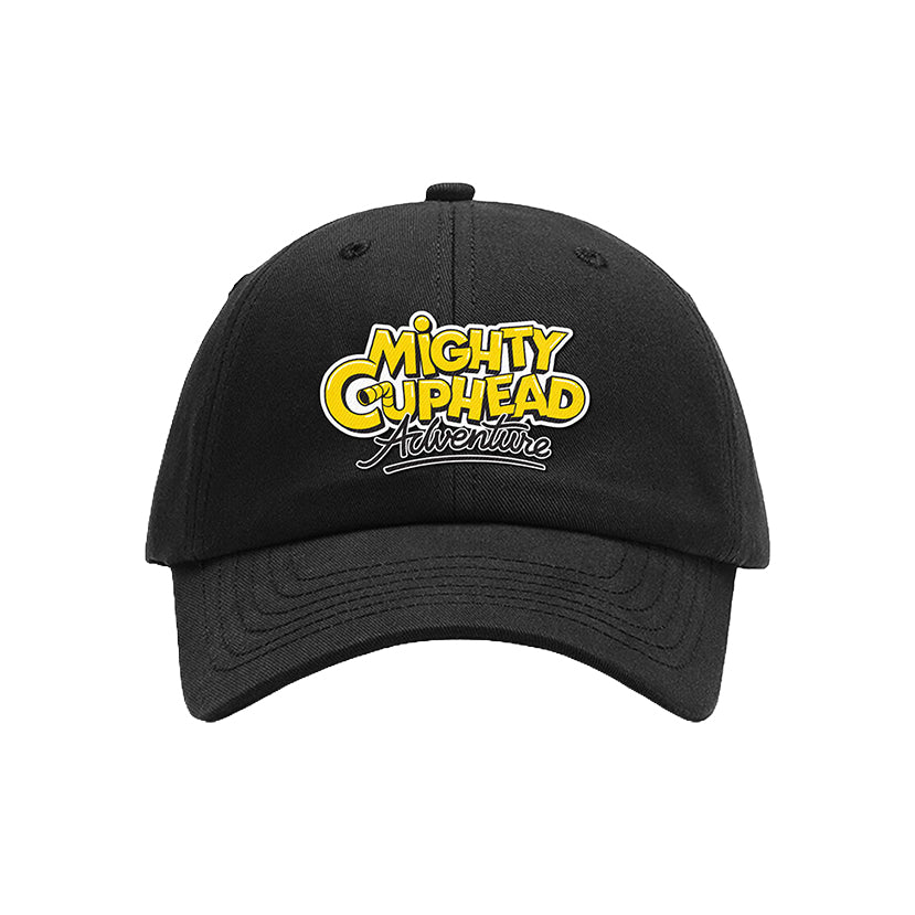 Mighty-Cuphead-Adventure_Merch_Black-Logo-Dad-Hat.jpg
