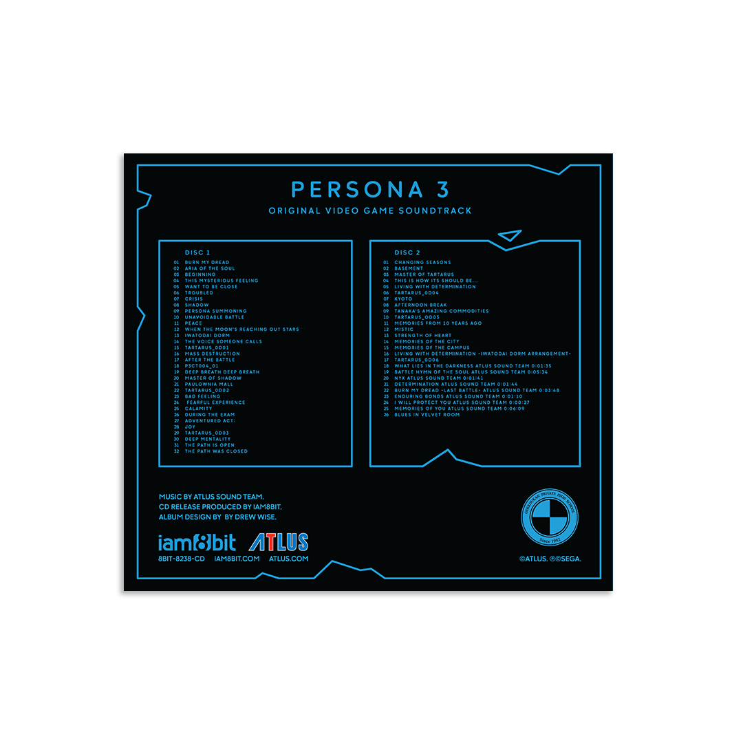 Persona 3 (Original Soundtrack) [CD]