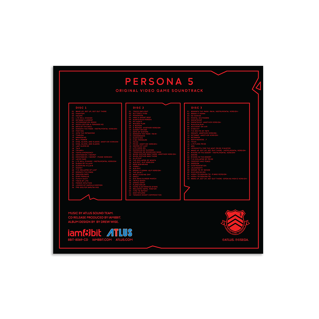 Persona 5 (Original Soundtrack) [CD]
