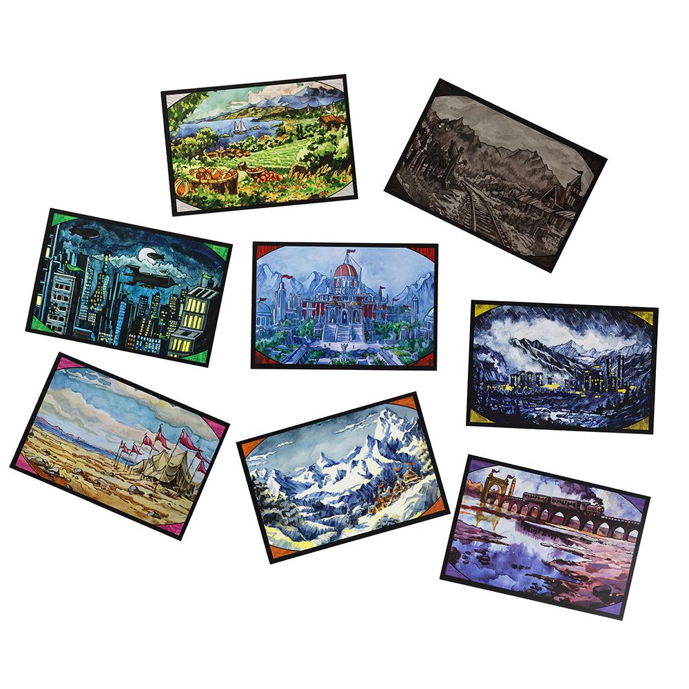 Blue Prince • Stamp & Postcard Set