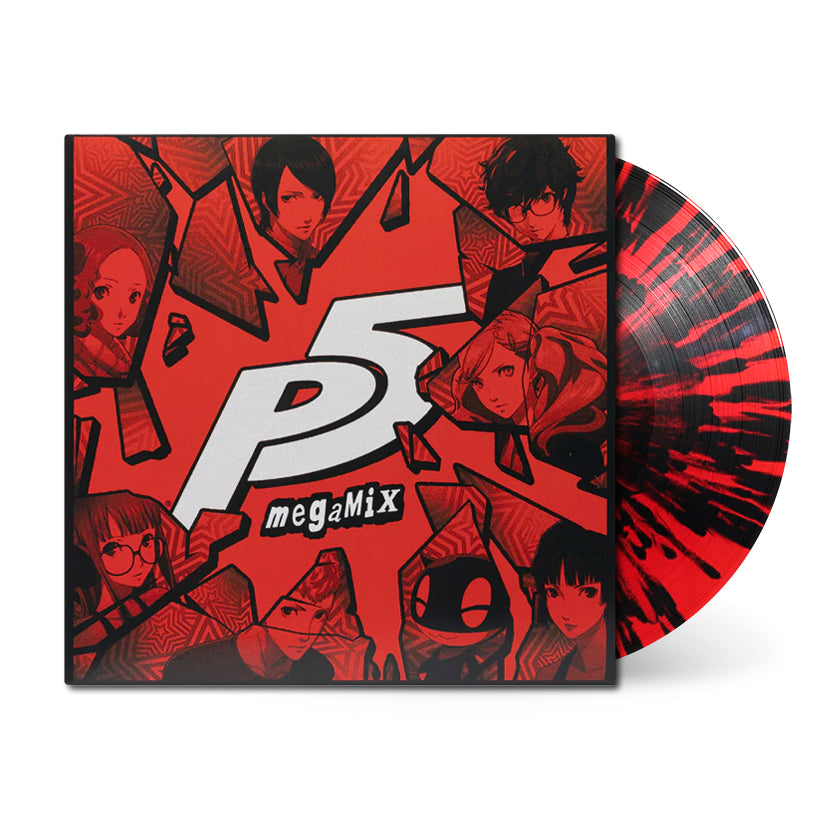 ペルソナ5 P5 megamix LPレコード Persona 5 MEGAMIX • 1xLP – Black Screen Records