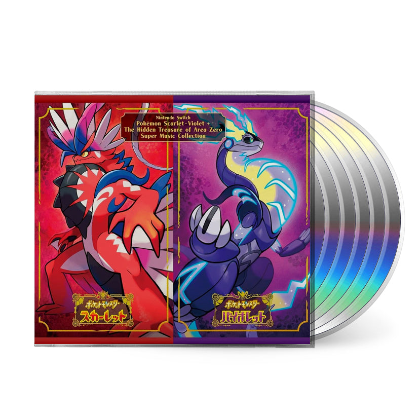 Pokémon Scarlet & Violet + Hidden Treasure of Area Zero (Super Music Collection) [CD]