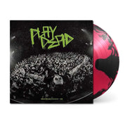 SiM PLAYDEAD Pink Black A Side B Side Vinyl Mock-up