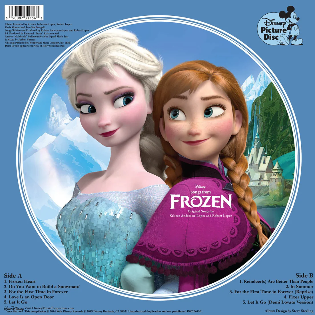 Songs From Frozen [Picture LP]