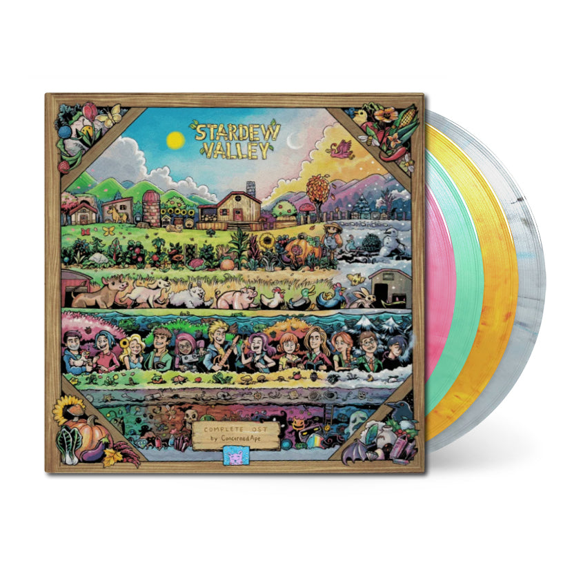 スターデューバレー OST レコード 4LP 未開封 Stardew Valley • Complete Box Set • 4xLP Vinyl – Black Screen Records