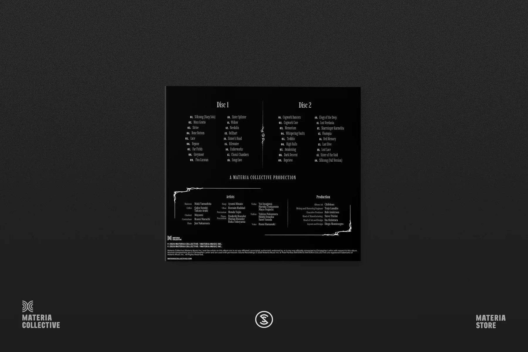 Mini Concert: Music from Hollow Knight: Silksong [CD]