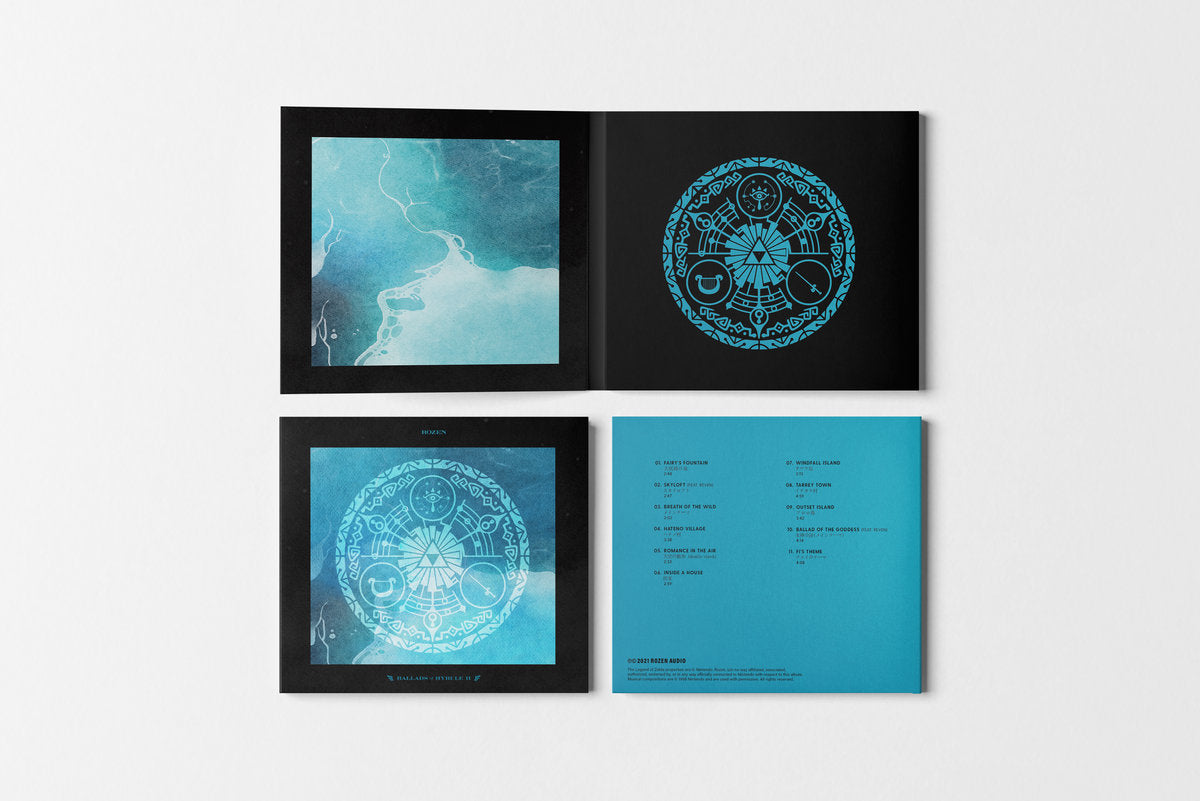 Ballads of Hyrule II CD Front and Back cover