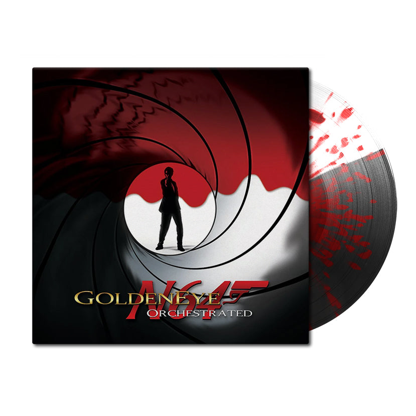 Goldeneye N64 vinyl front cover with colored vinyl