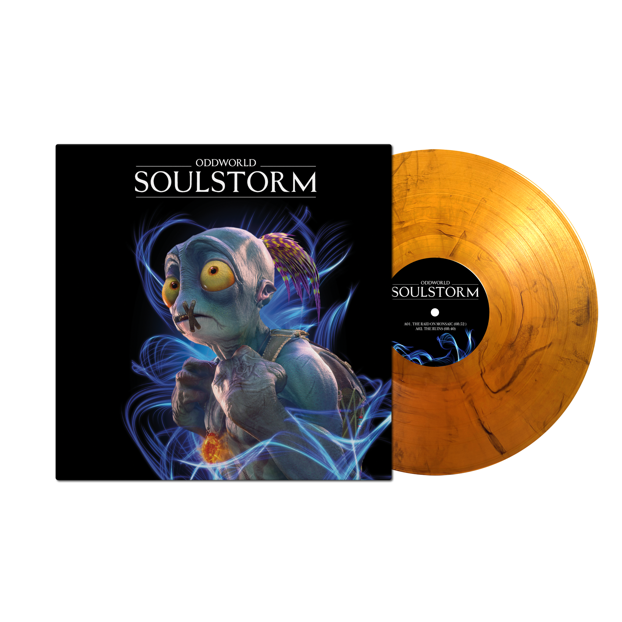 Oddworld Soulstorm Vinyl Mock-up Front