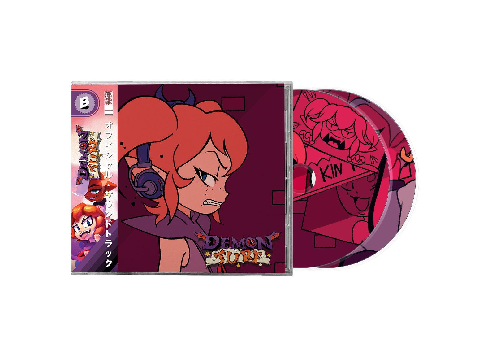 Demon Turf cover and CDs