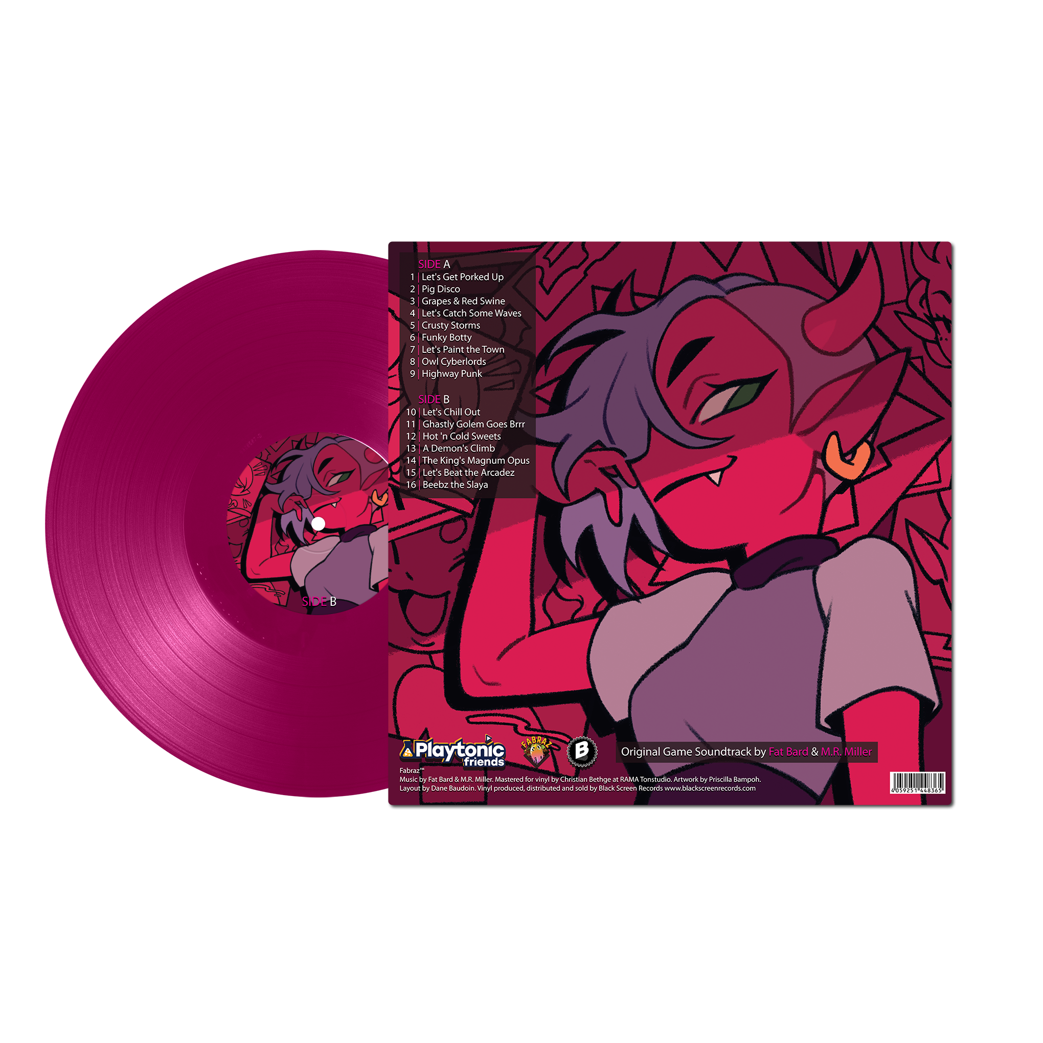 Demon Turf back and vinyl