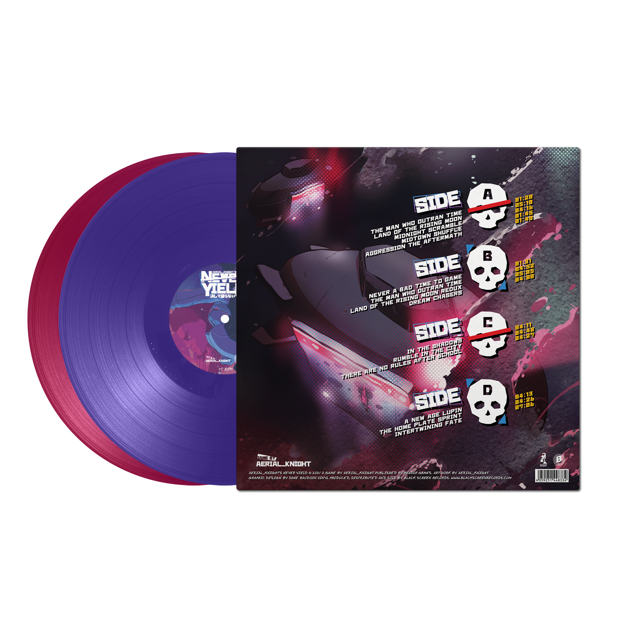 back of the aerial knights never yield vinyl