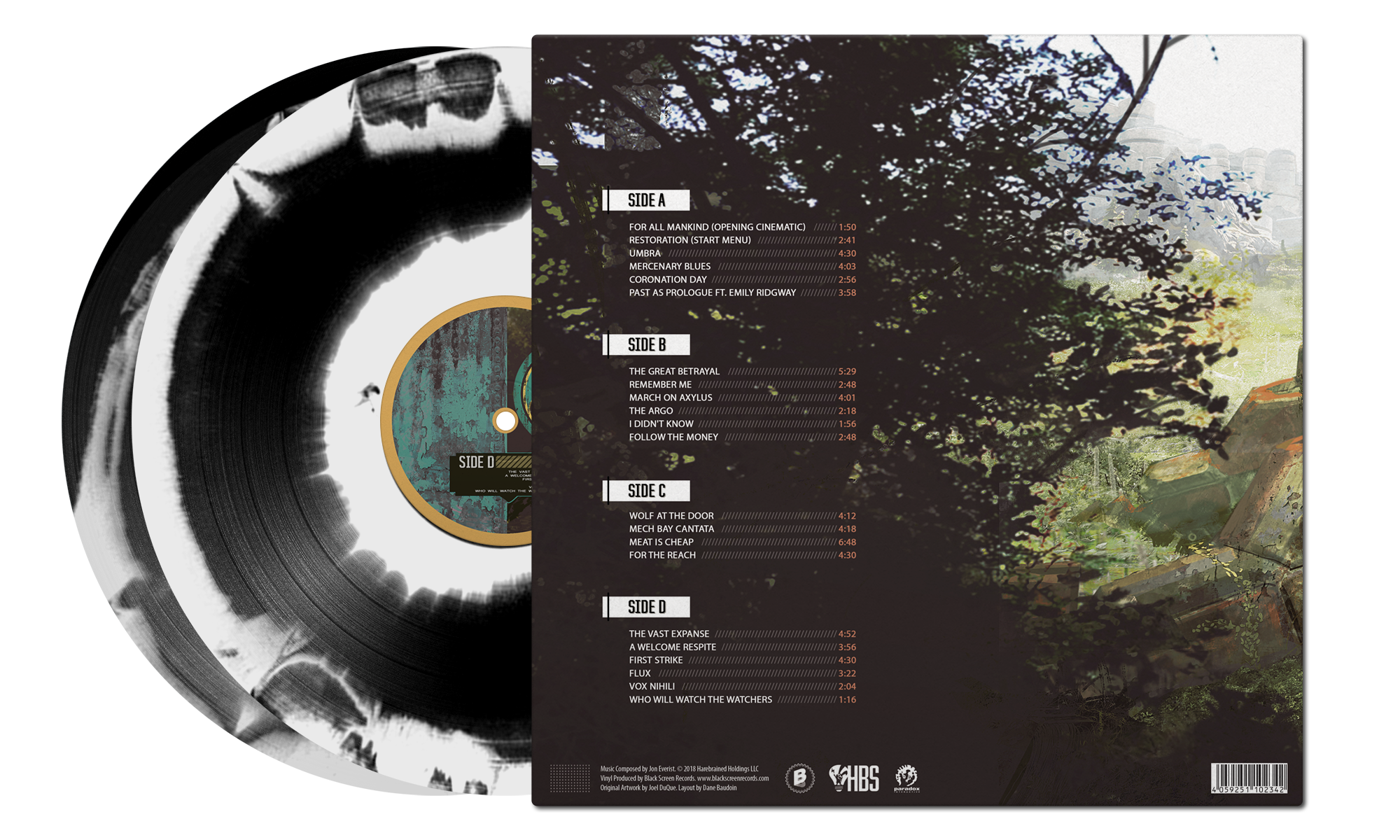BattleTech Soundtrack double LP vinyl