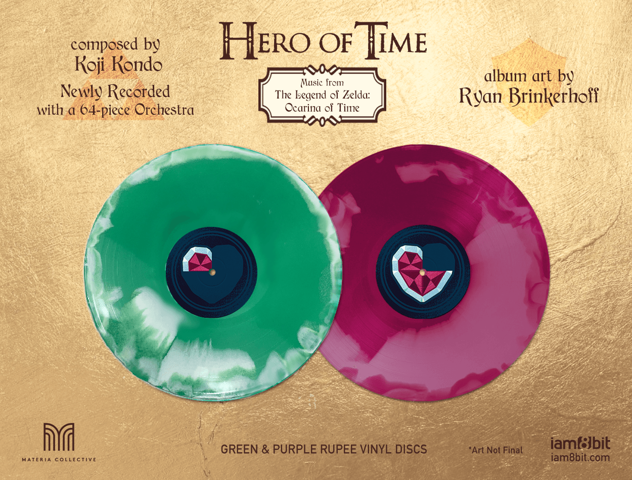 Hero of Time • Music from The Legend of Zelda: Ocarina of Time • 2xLP –  Black Screen Records