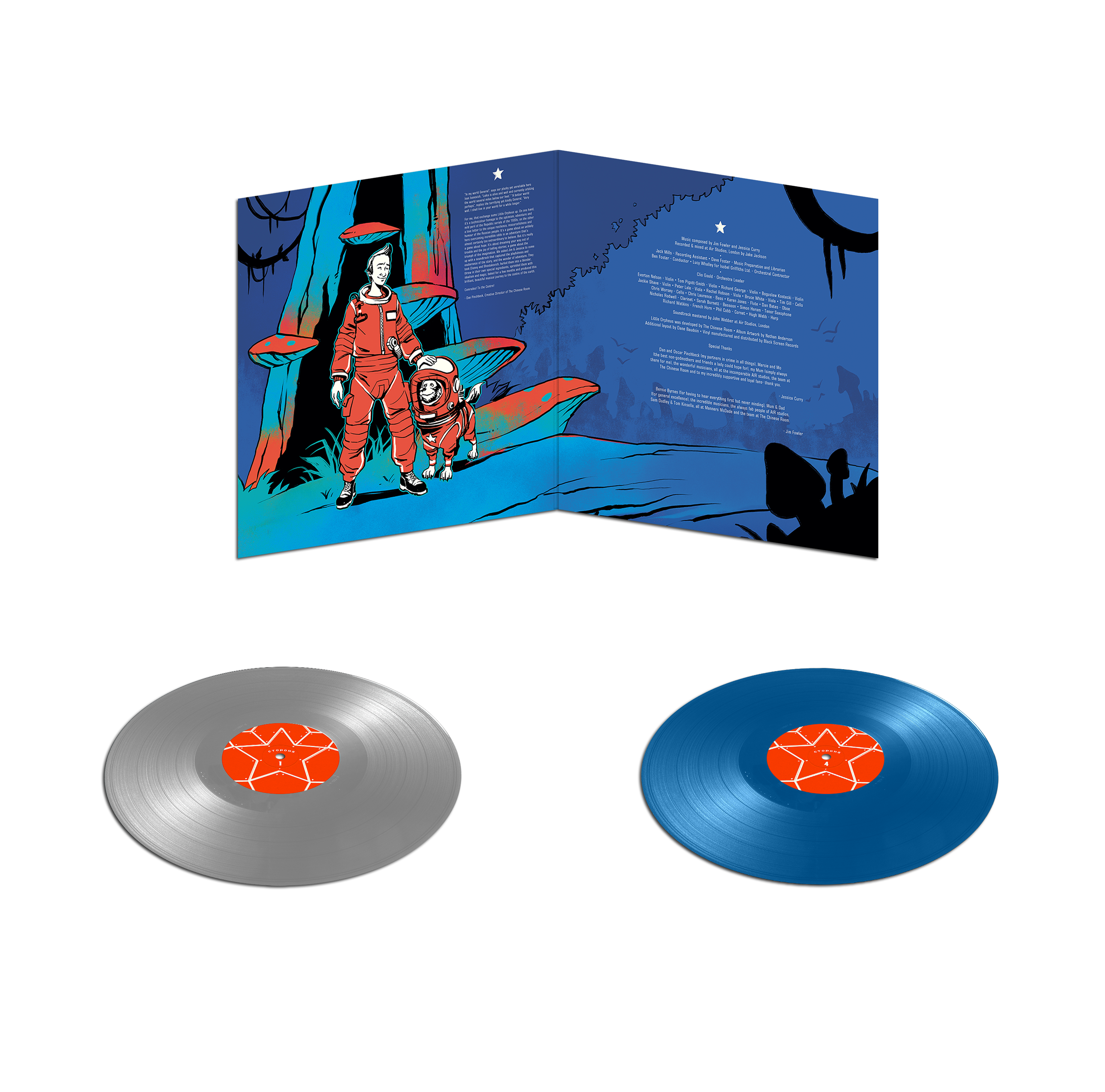 Little Orpheus gatefold and vinyl