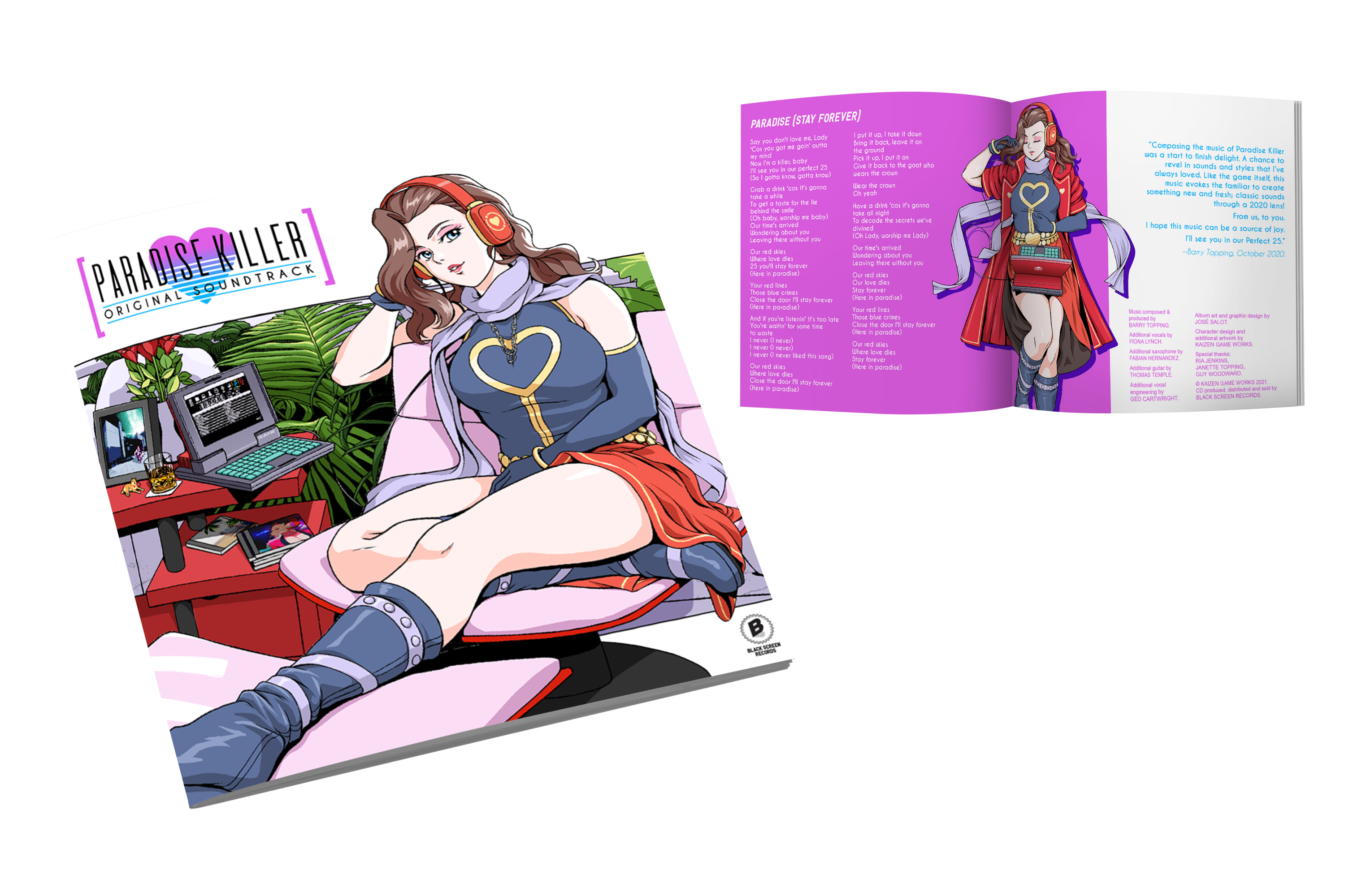Paradise Killer booklet