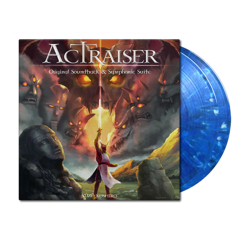 ActRaiser on blue marbled double vinyl