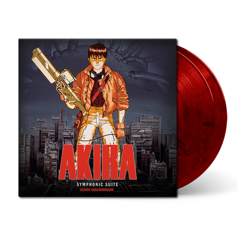 Akira on red & black marbled double vinyl