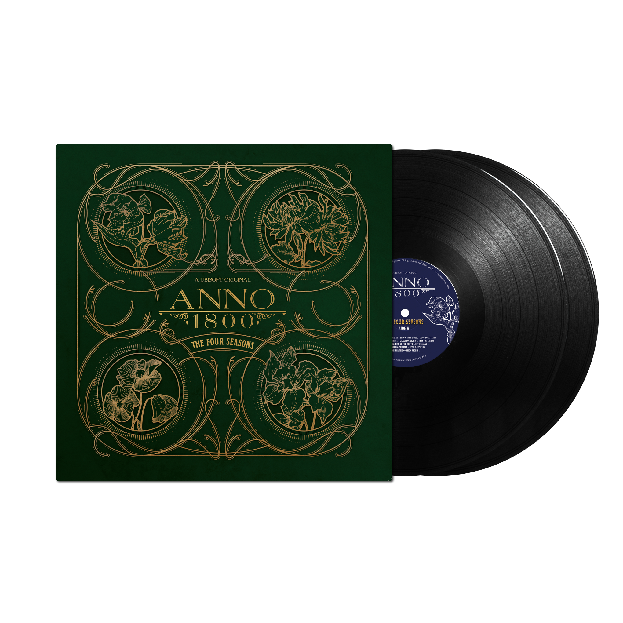 Anno 1800 The Four Seasons Soundtrack Mock-up Black Vinyl Front