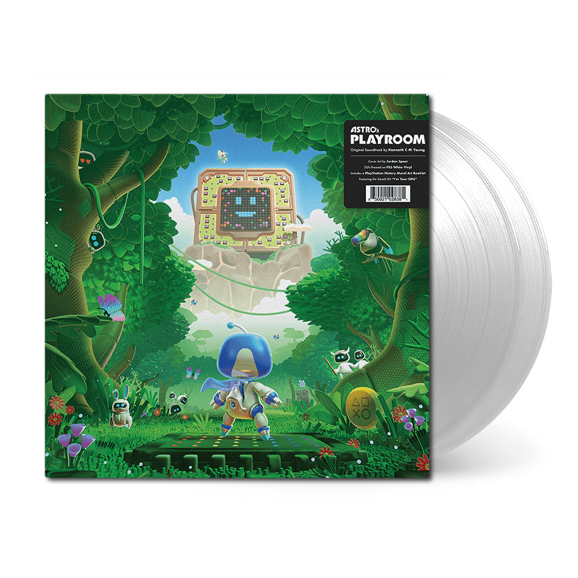  Astro's Playroom white vinyl and front cover