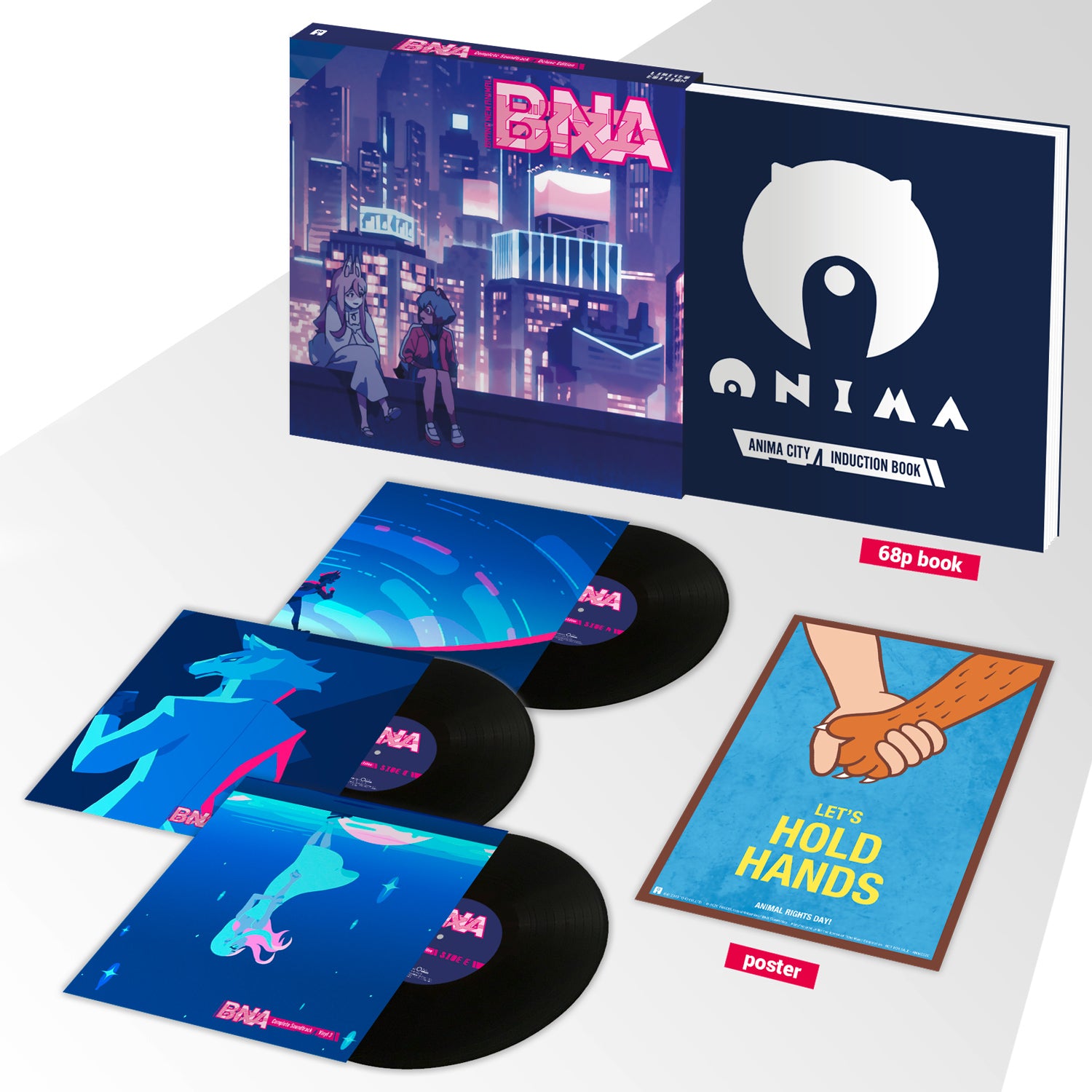 BNA: Brand New Animal complete box content