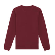 Black Screen Records Logo • Crewneck • Embroidered [Burgundy]