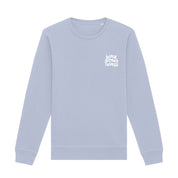 Black Screen Records Logo • Crewneck • Embroidered [Sky Blue]