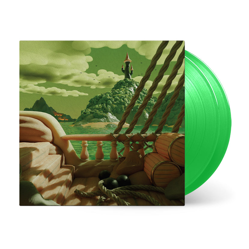 Banana Jamz 2 Cloud Green Vinyl Front Mock-up