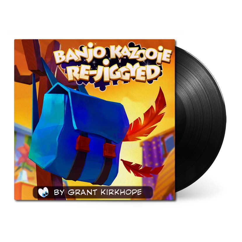 Banjo Kazooie Re-Jiggyed Classic Black Vinyl Mock-up