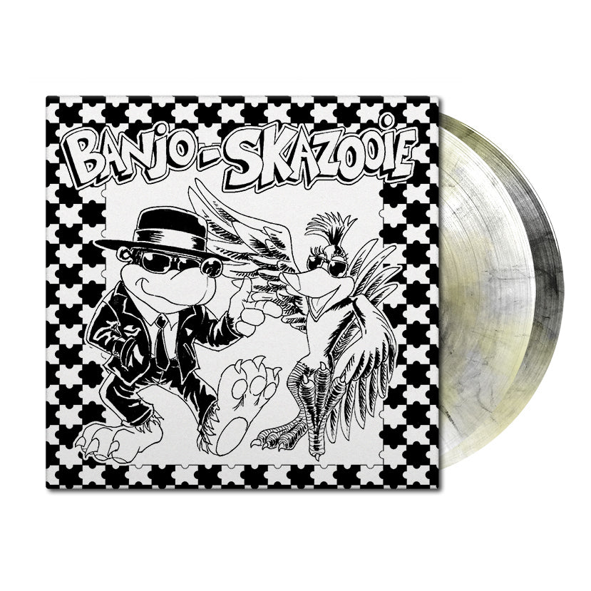 Banjo-Skazooie black and white smoke vinyl