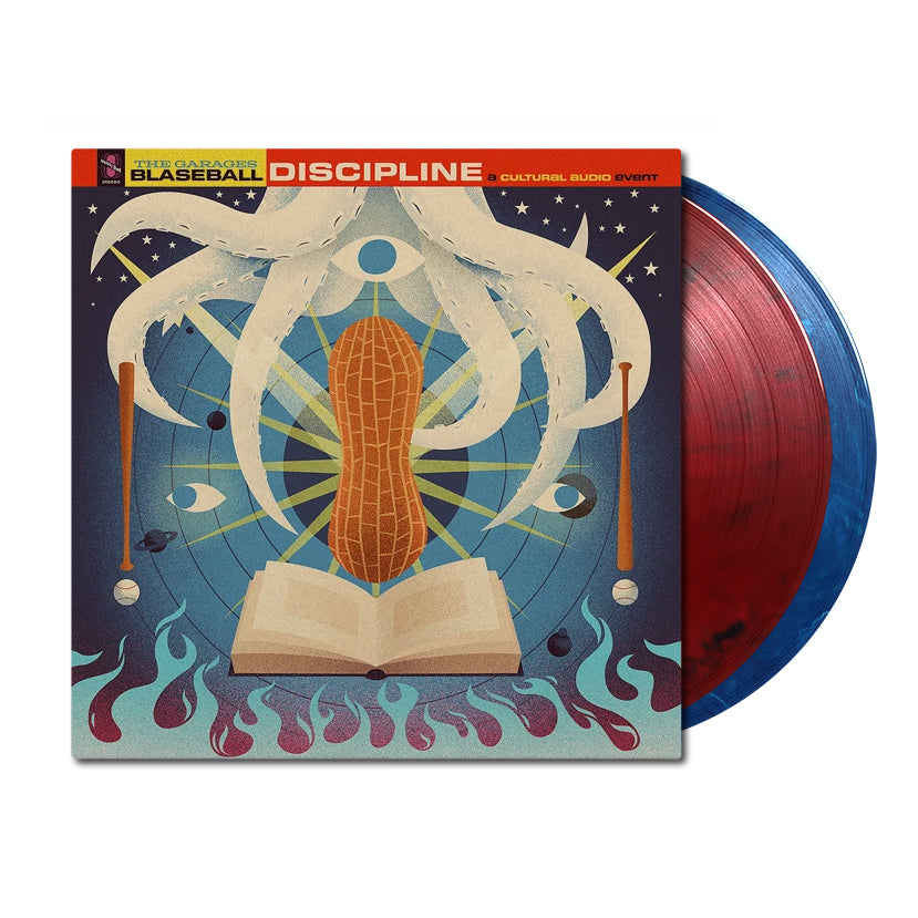 Blaseball: Discipline on blue and red marbled vinyl