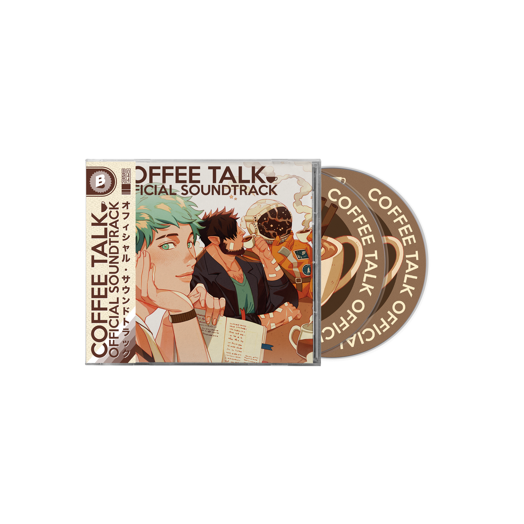 detailed view of coffee talk CD