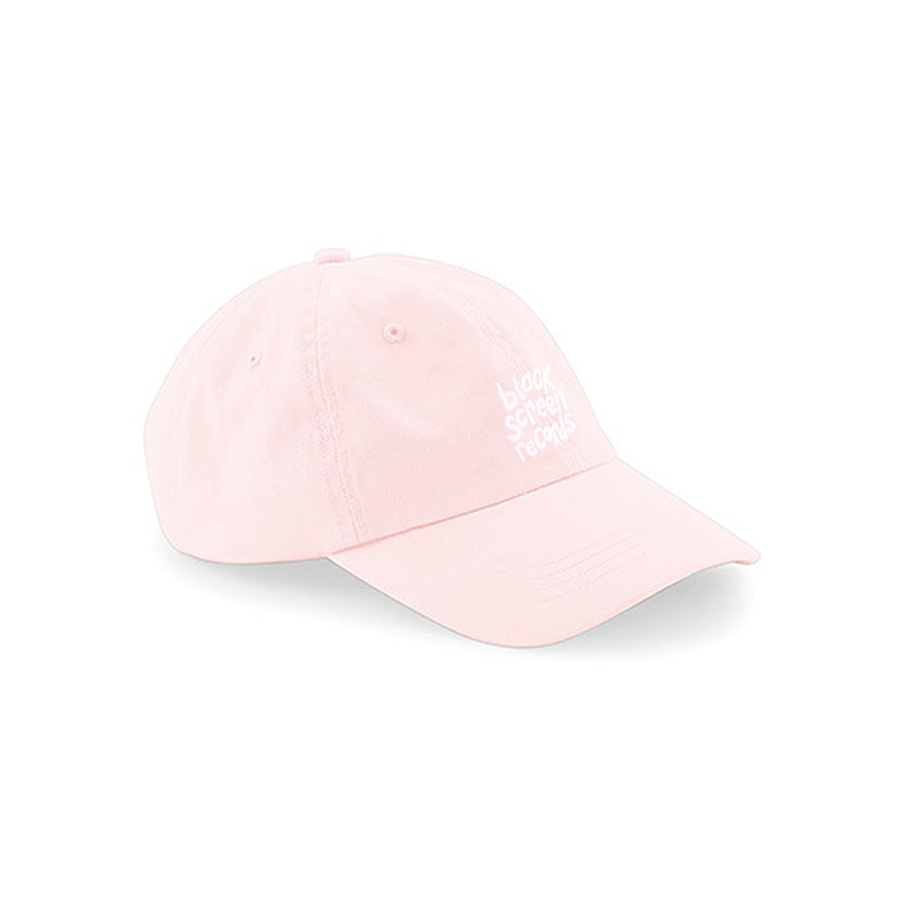 Black Screen Records Cap in pink