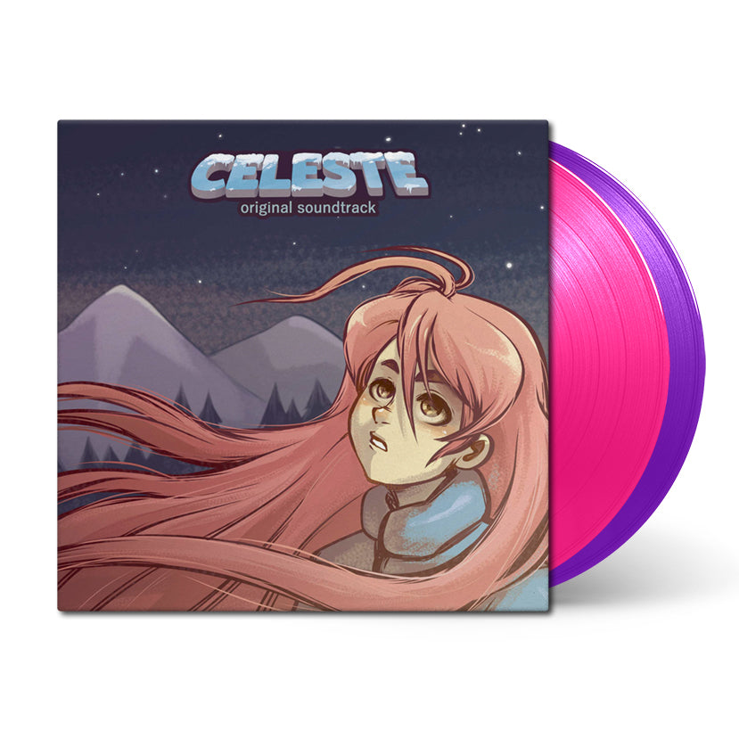 Celeste soundtrack vinyl pink and purple variant
