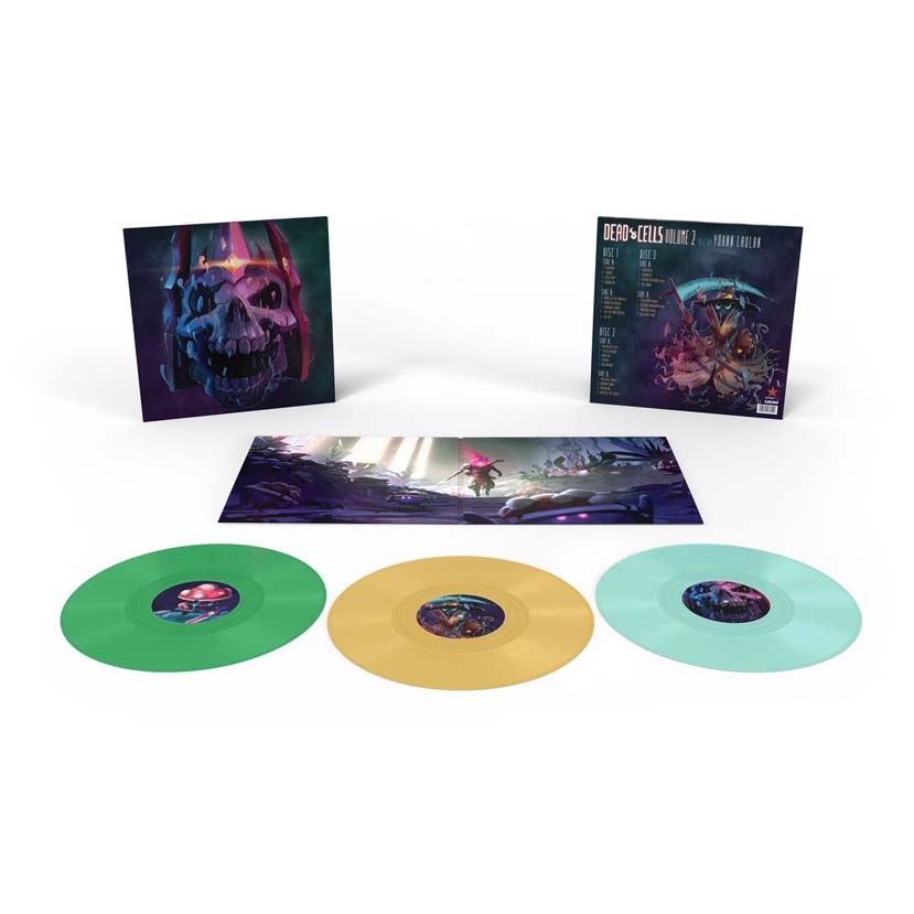 Dead Cells Volume 2 Triple Coloured Vinyl spread with open Sleeve