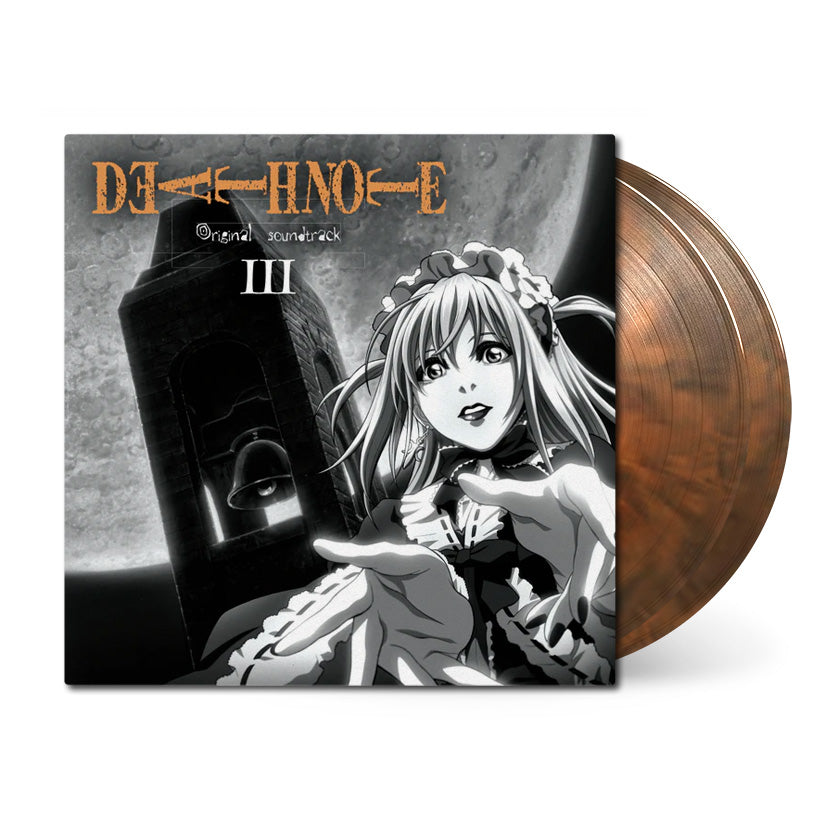 Death Note Vol. 3 OST Brown Marbled Vinyl Mock-ups Front