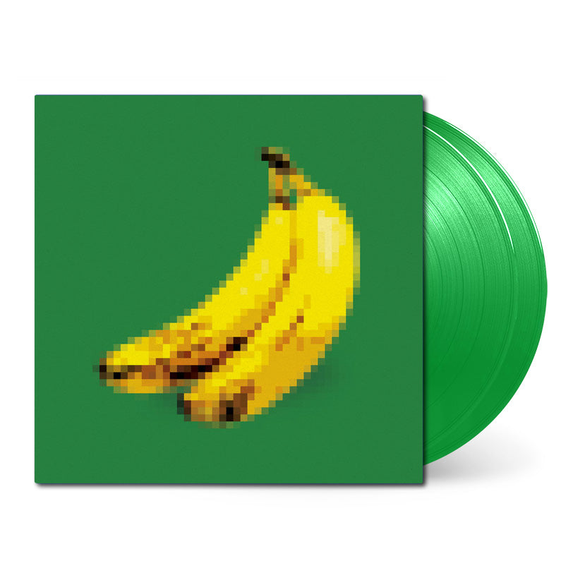 Donkey Kong Country 2 Front Cover with Green Double Vinyl